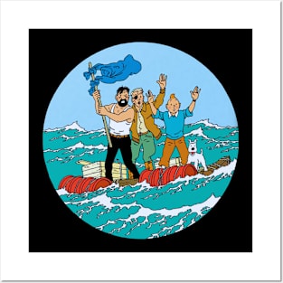 Tintin haddock 2 Posters and Art